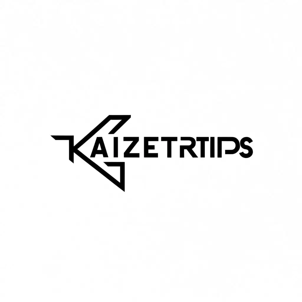 a logo design,with the text "Kaizertrips", main symbol:Abstract Fly,Moderate,be used in Travel industry,clear background