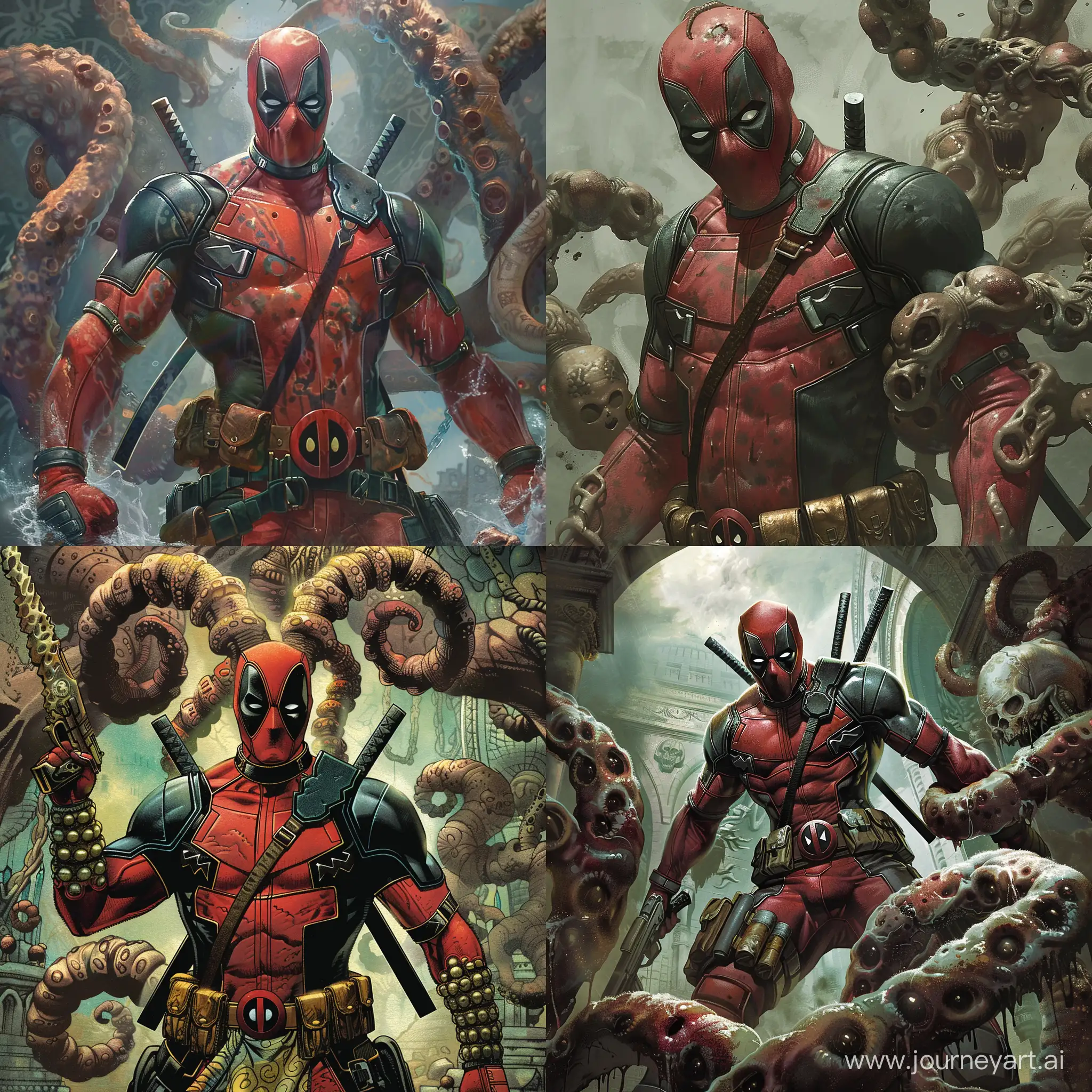 Deadpool-Transcends-as-an-Ancient-Lovecraftian-Deity-in-Surreal-Art