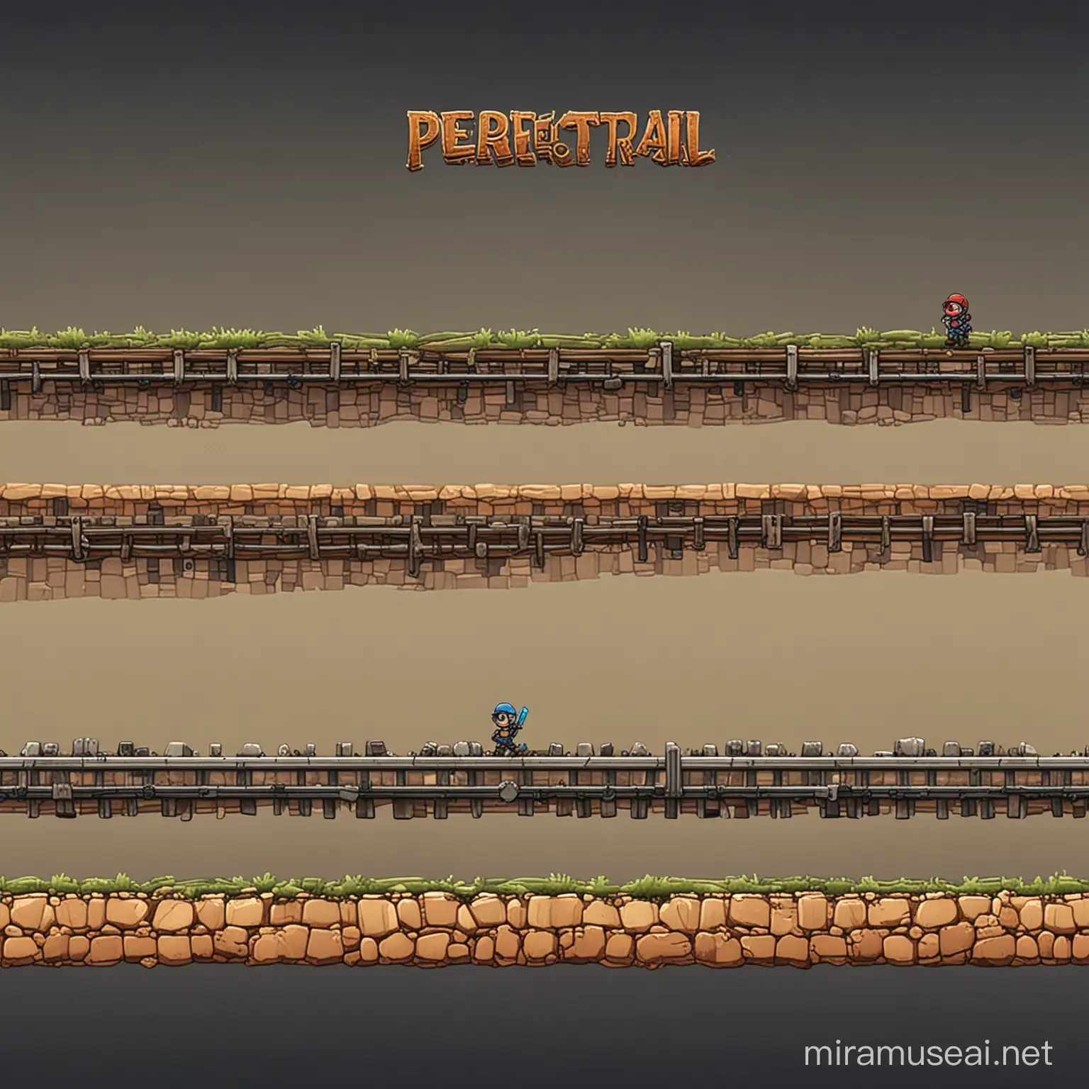 2D Game UI Perfect Round Rail Design