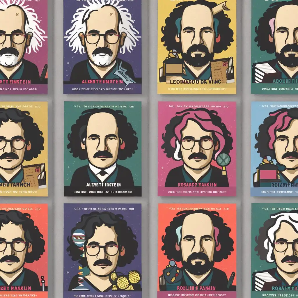 Historical-Figures-Stylized-Portraits-for-Educational-Materials