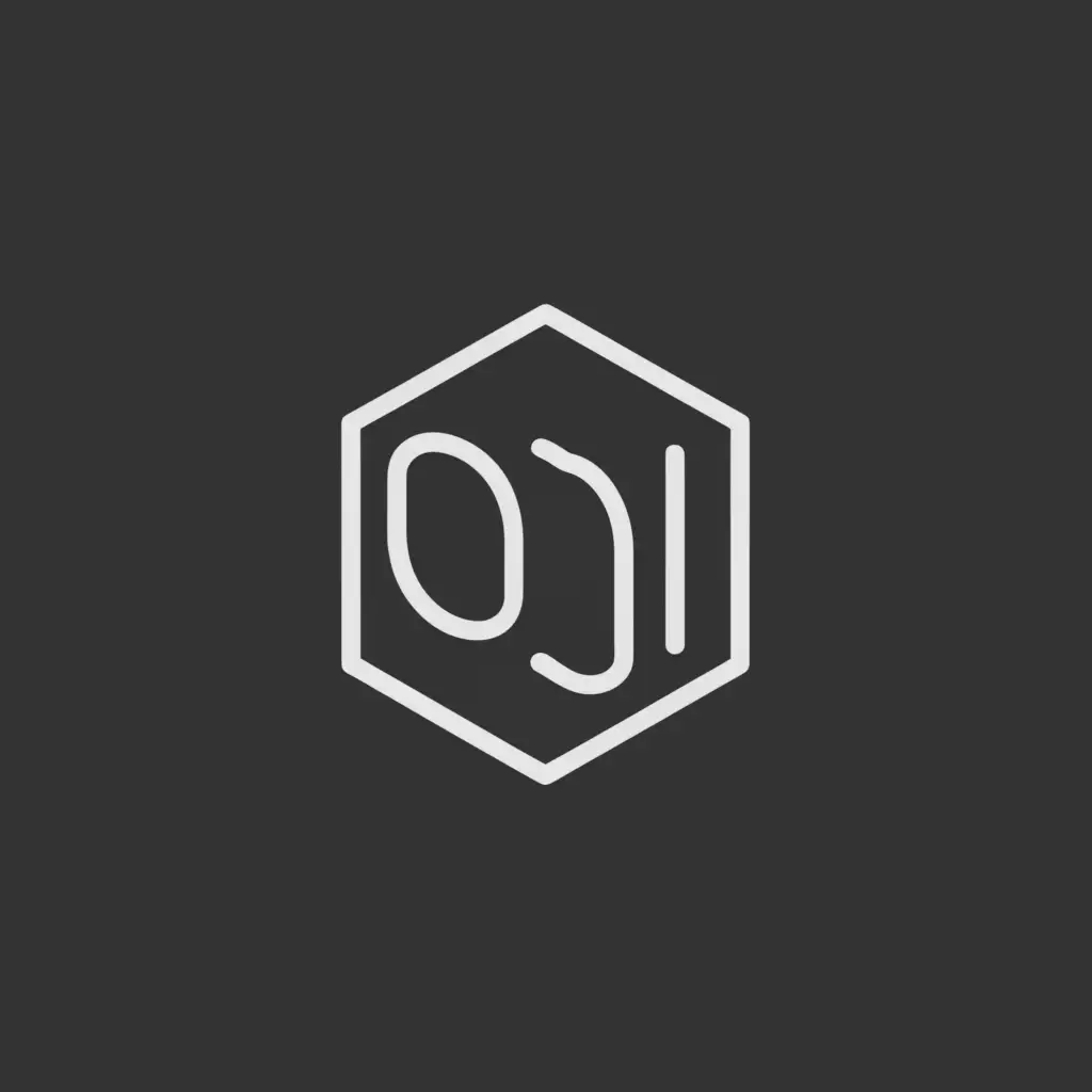 a logo design,with the text "ODI", main symbol:Hexagon,Minimalistic,be used in Technology industry,clear background