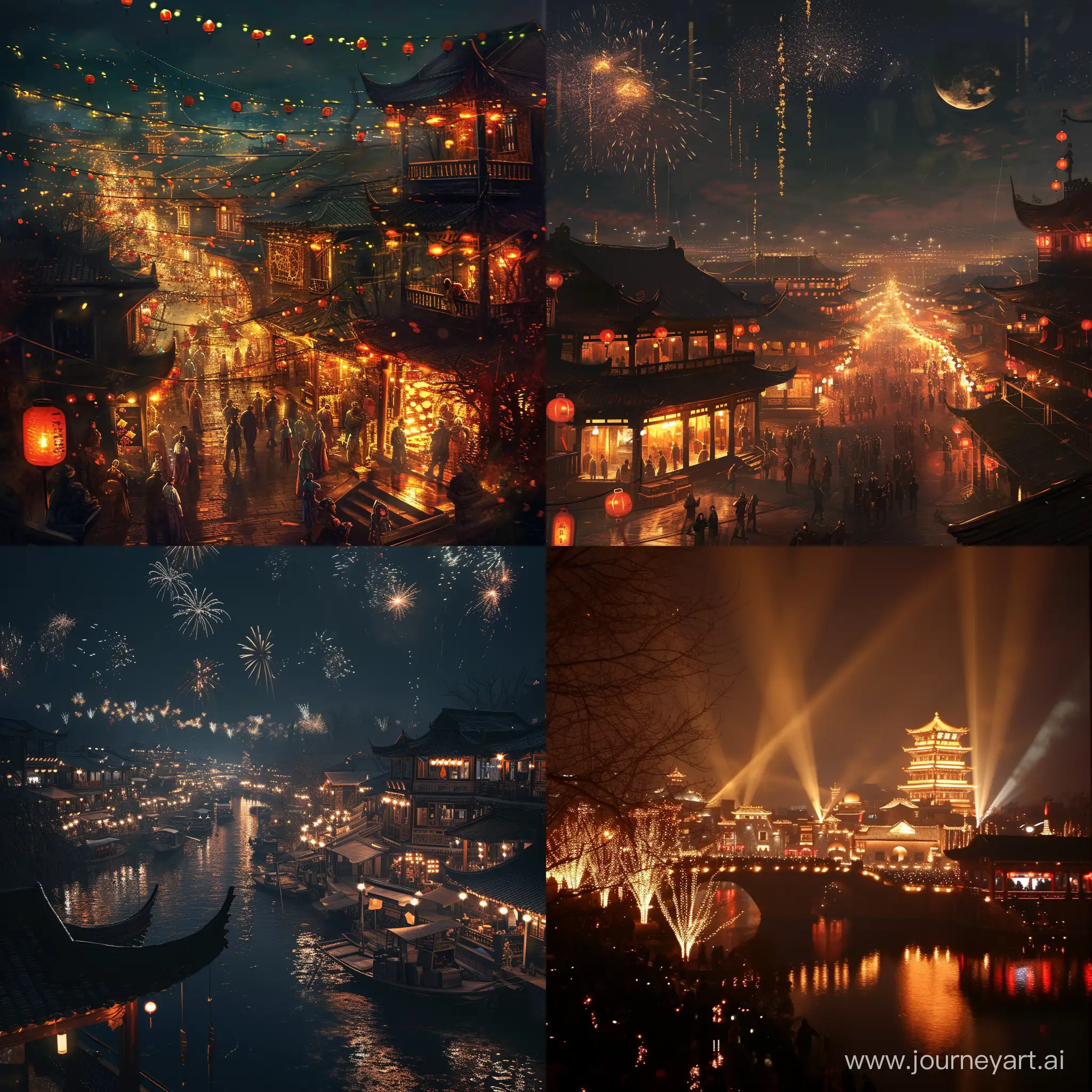 Vibrant-New-Year-Celebration-in-Ancient-City-Lights