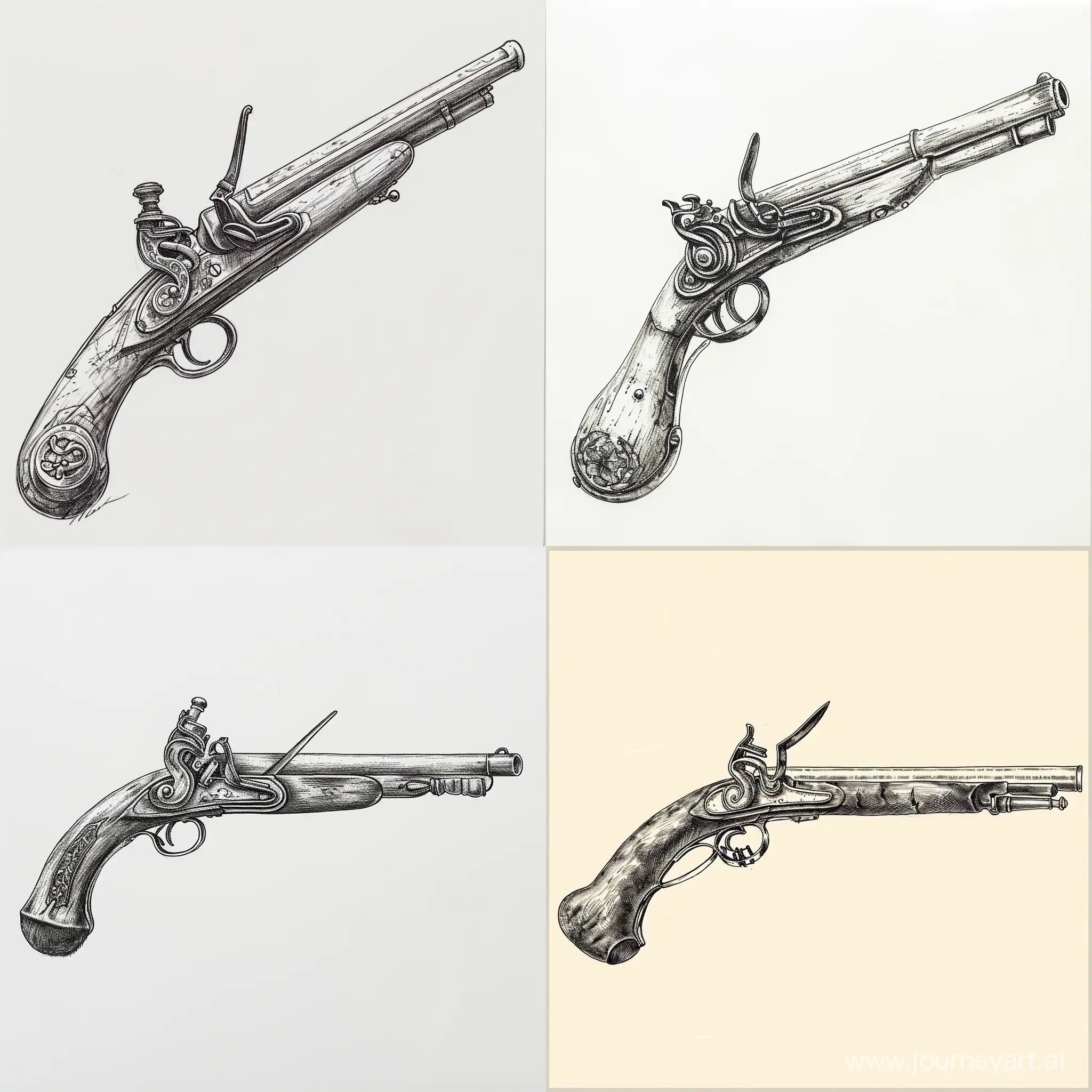 Historical-Flintlock-Musket-Illustration