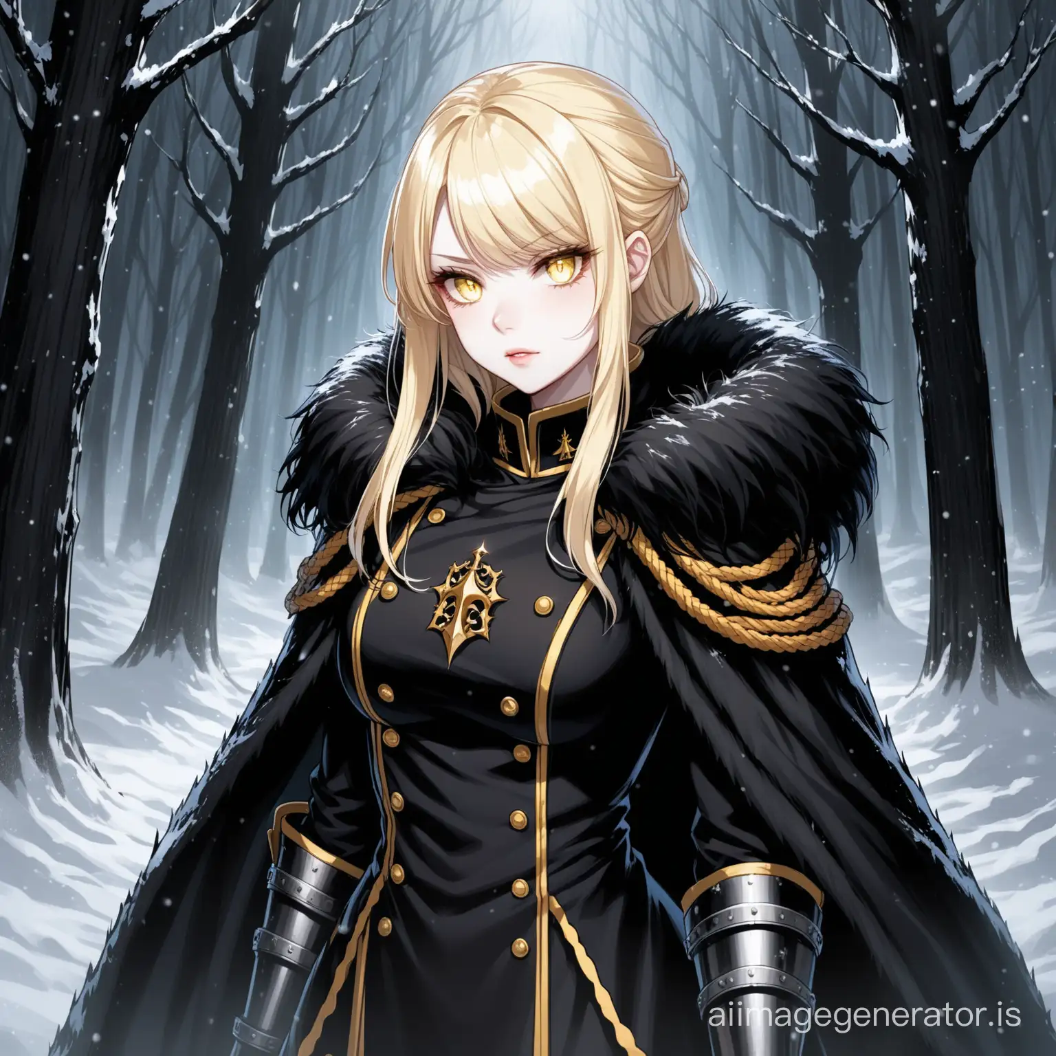 Frosty-Princess-in-Midnight-Black-Military-Uniform