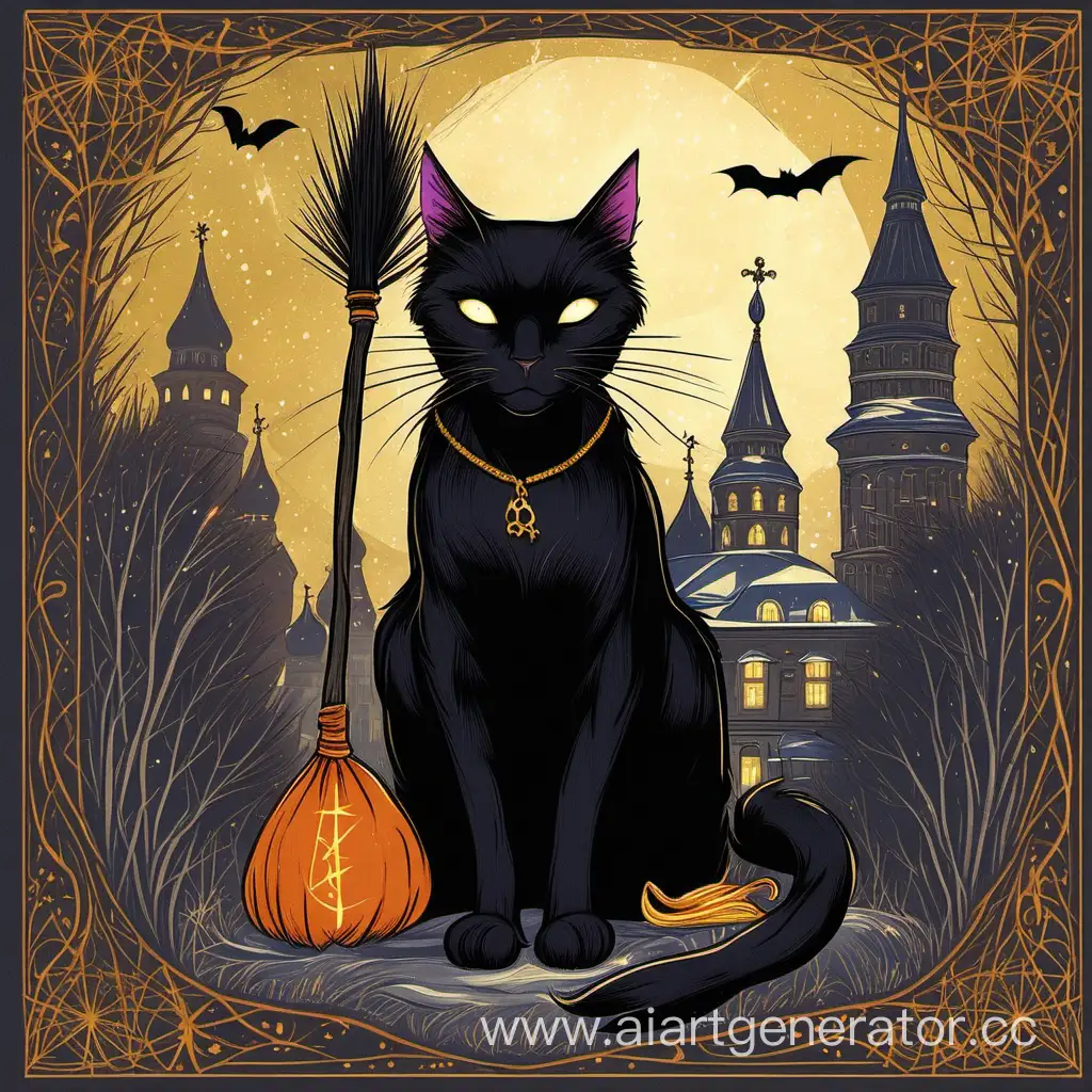 Mysterious-Black-Cat-in-a-Russian-Witchs-Domain