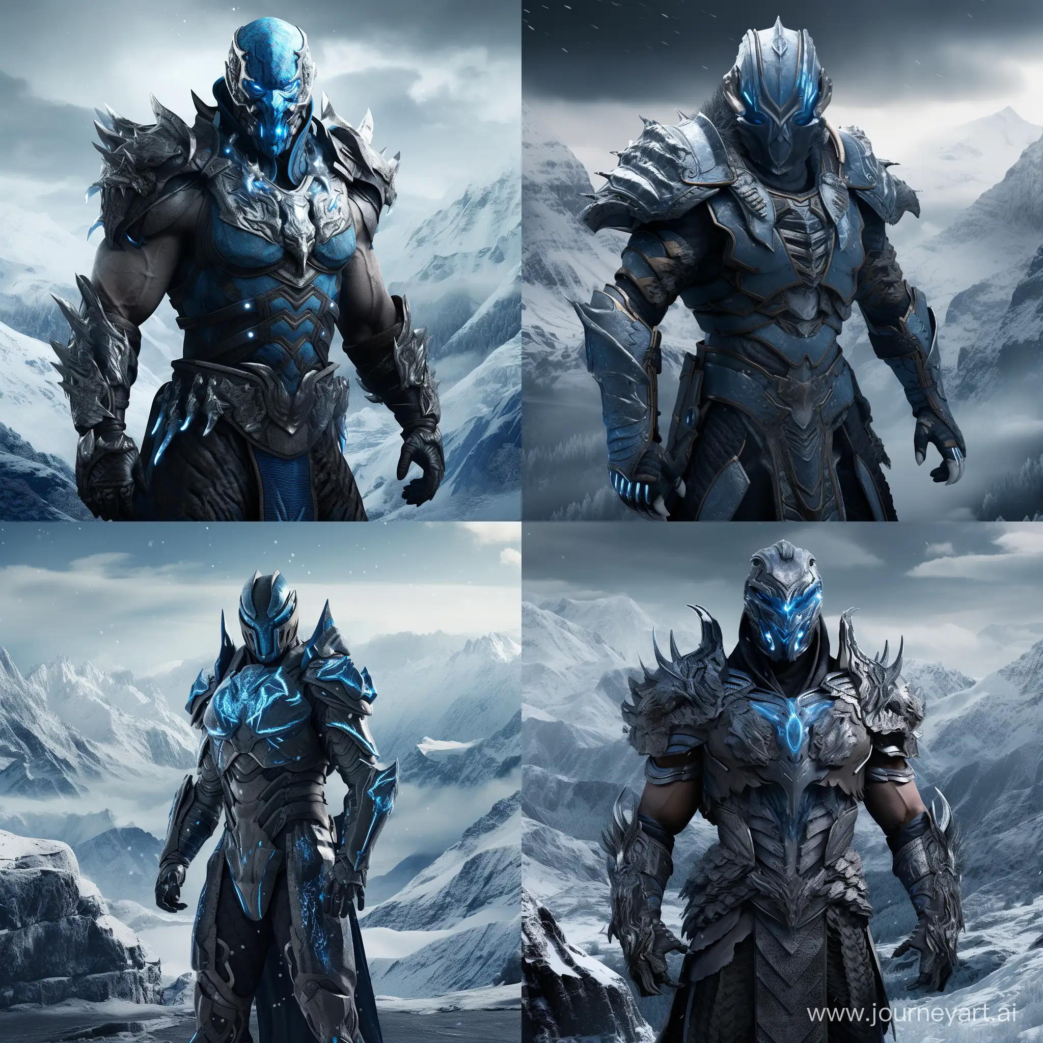 SUB-ZERO IN CAUCASION MOUNTAINS BACKGROUND, TITAN ARMOR