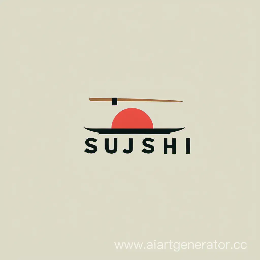 минималистичный логотип суши
