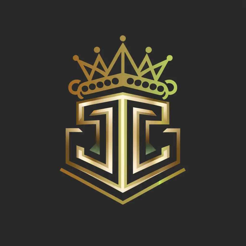 a logo design,with the text "my boy 
JC
", main symbol:crown with 7 points
Crown to be located above the word JC,Moderate,be used in Religious industry,clear background