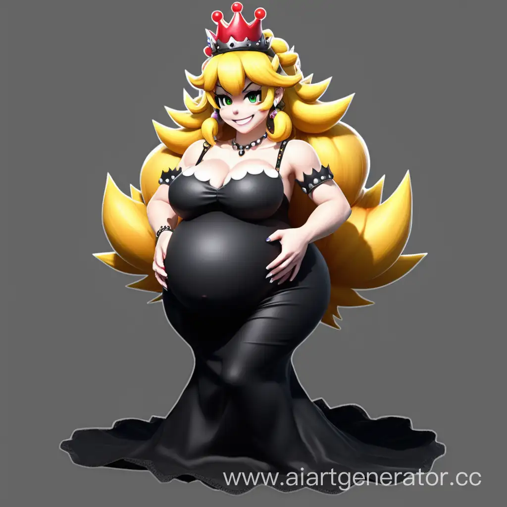 Expectant-Bowsette-Embraces-Motherhood-with-Elegance-and-Power