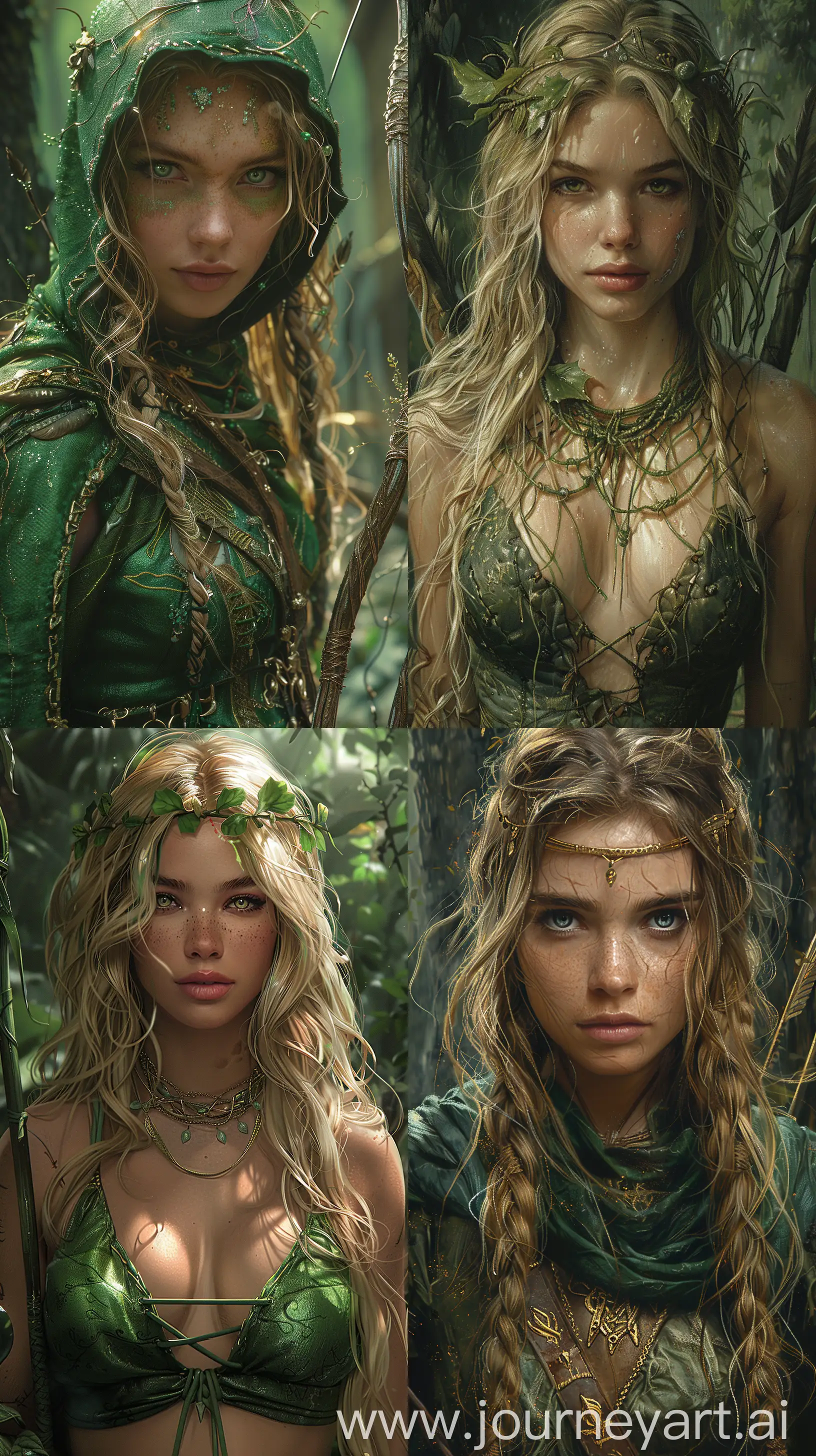 goddess of the hunt, forest divine ranger, epic fantasy art, intricate dynamic details --stylize 1000 --ar 9:16 --v 6
