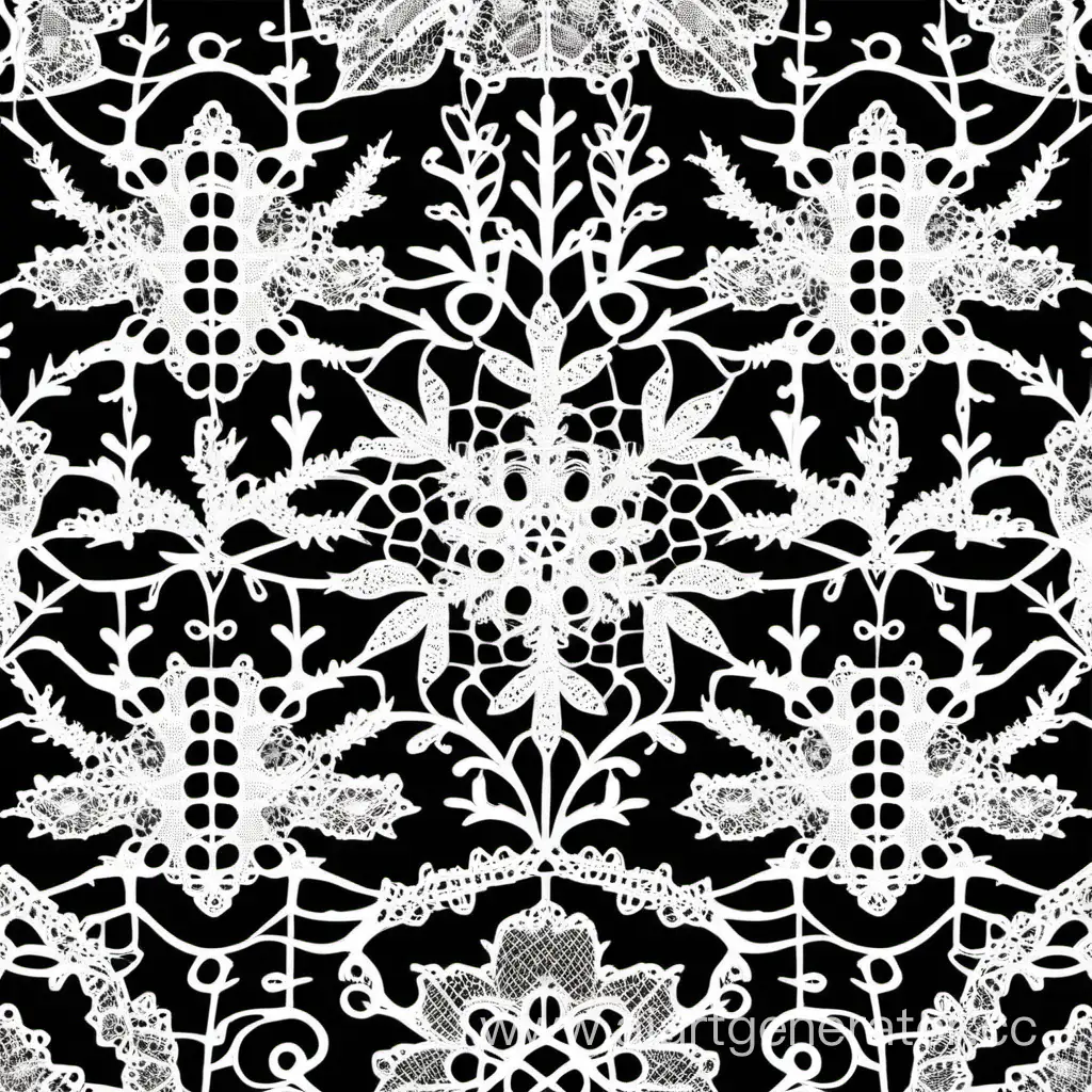 Elegant-Monochrome-Snowflake-Lace-Pattern