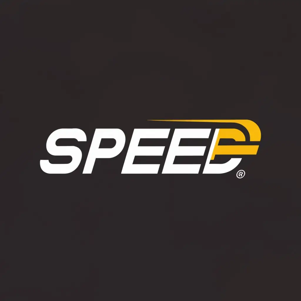 a logo design,with the text "Speed Speed", main symbol:Dash meter,Moderate,be used in Entertainment industry,clear background