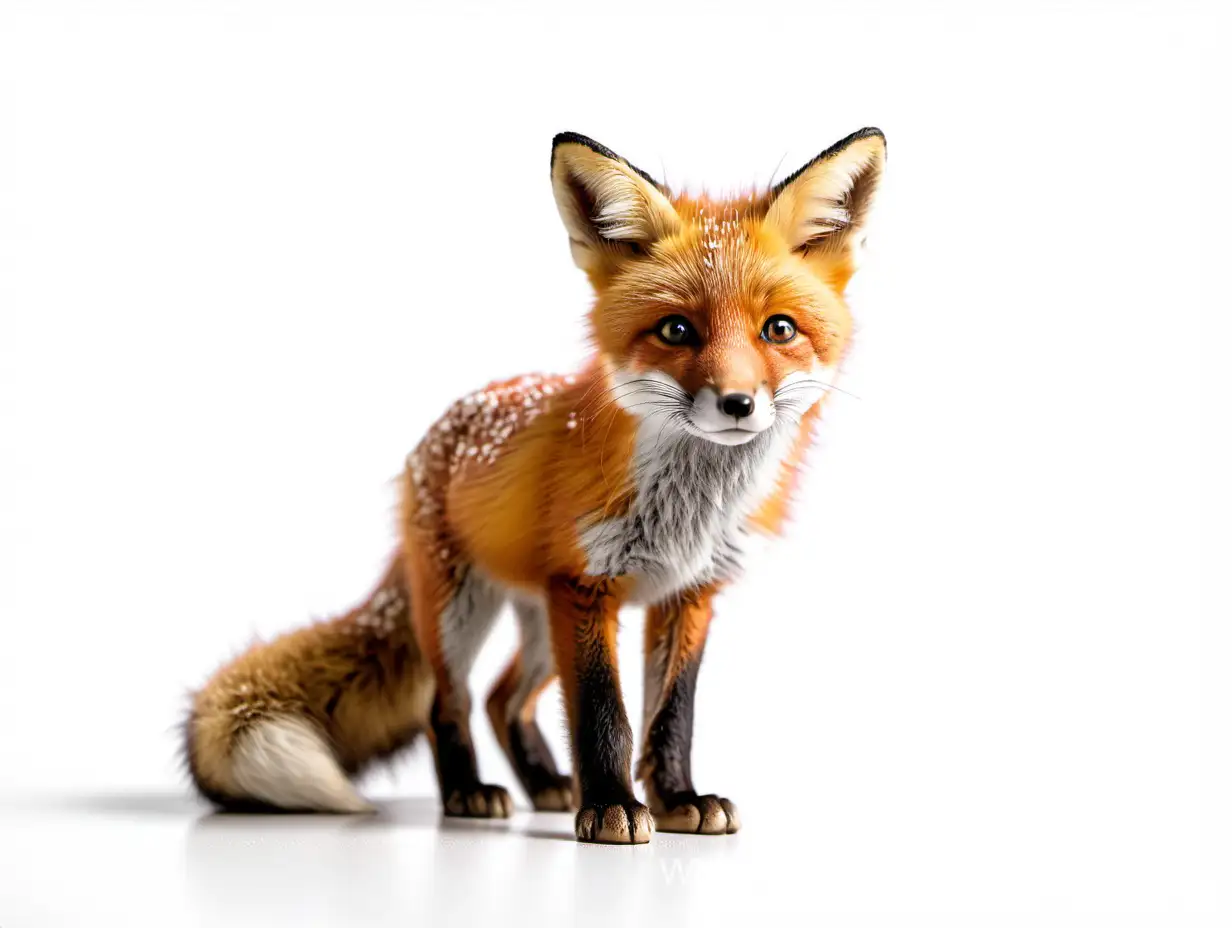 Adorable-Little-Fox-on-a-Clean-White-Background