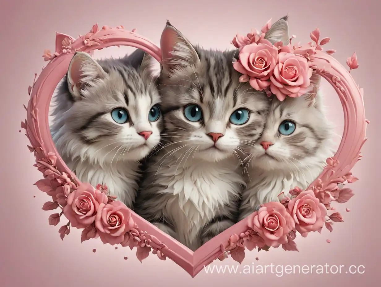 Romantic-Kitty-Vikulechka-and-Kitty-Sasha-Forever-Logo
