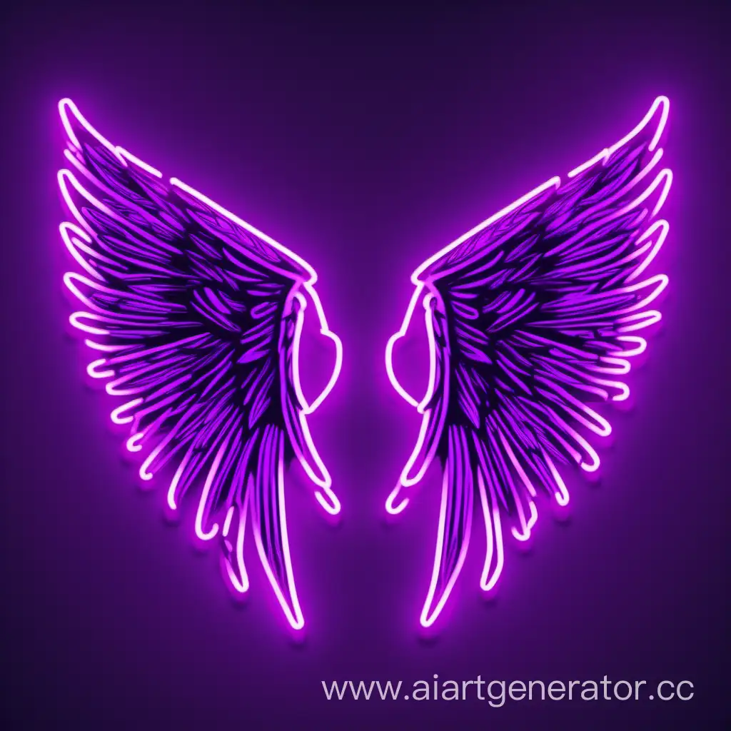 Glowing-Neon-Purple-Wings-Ethereal-Fantasy-Illustration