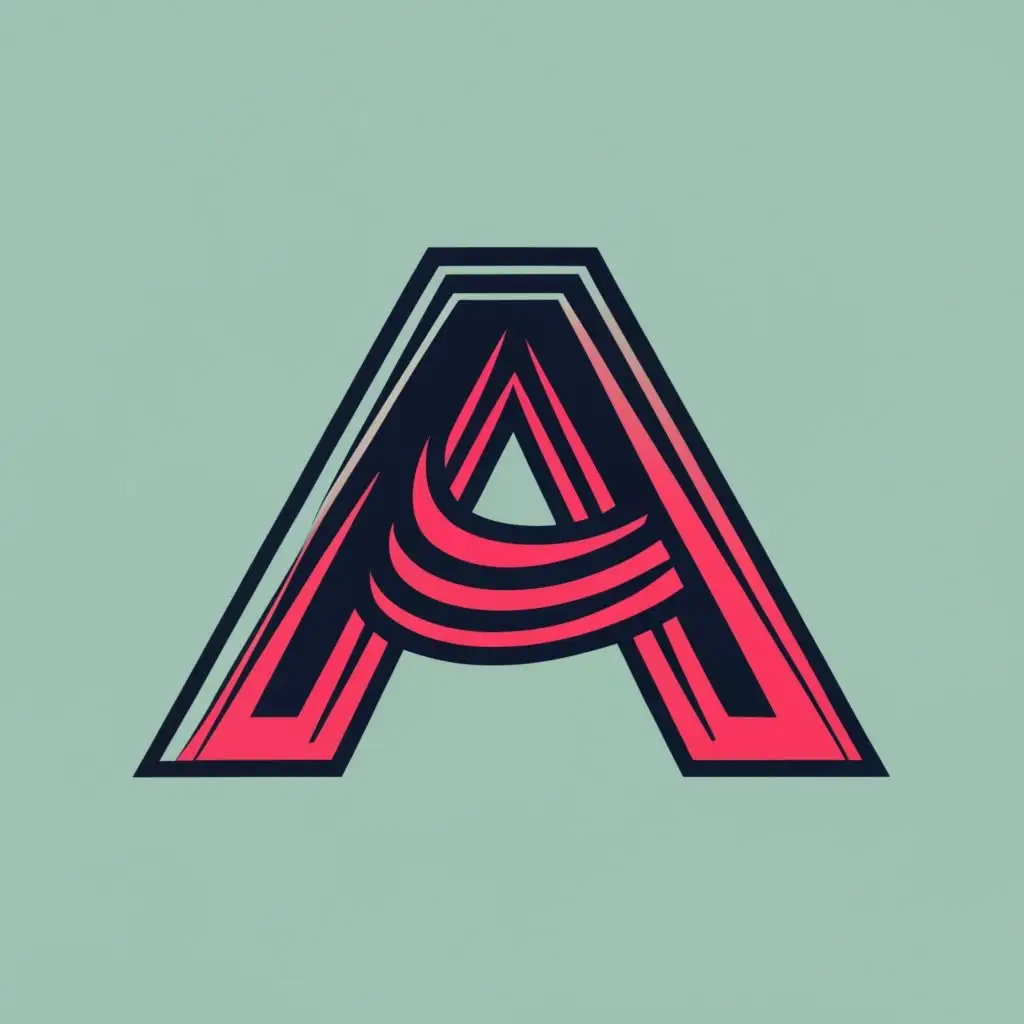 logo, A, with the text "A", typography, be used in Entertainment industry