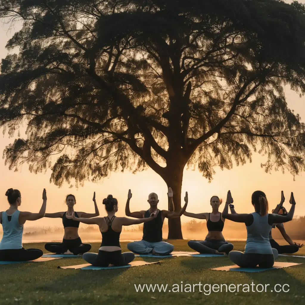 Dawn-Yoga-Gathering-with-a-Harmonious-Group