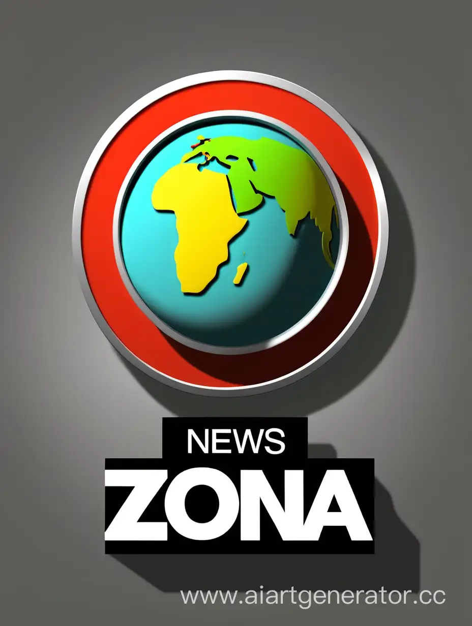 Логотип канла NEWS ZONA