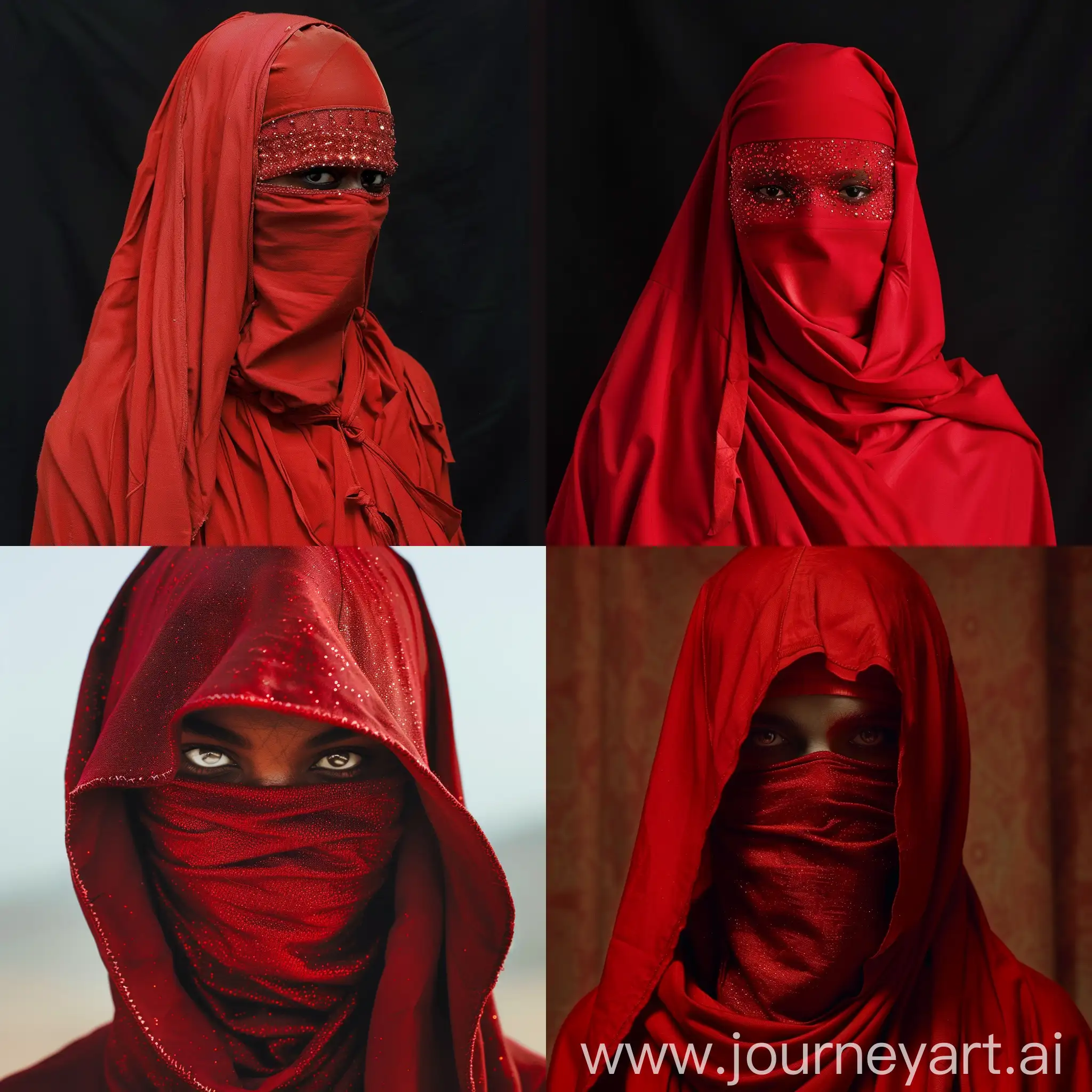 Red-Hood-with-Religious-Clothing-in-Kanye-Style-Margiela-Fashion