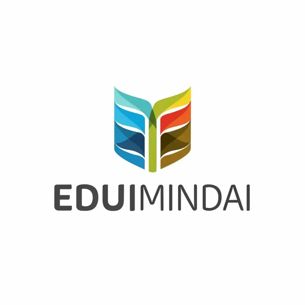 logo, education, knowledge, with the text "EduMindAI", typography, be used in Education industry