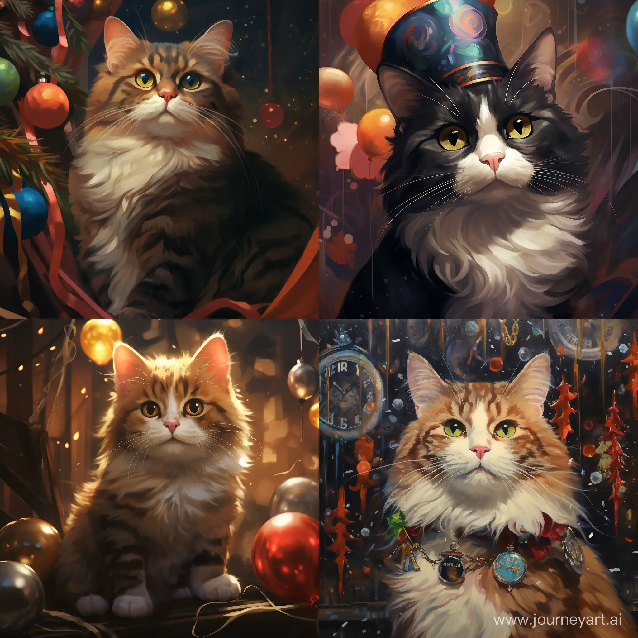 Adorable-New-Years-Cat-in-Artistic-11-Aspect-Ratio