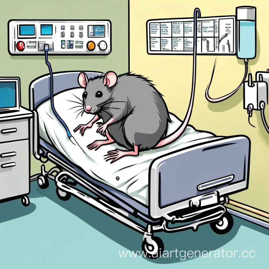 Hospitalized-Rat-Receives-Tender-Care-and-Treatment
