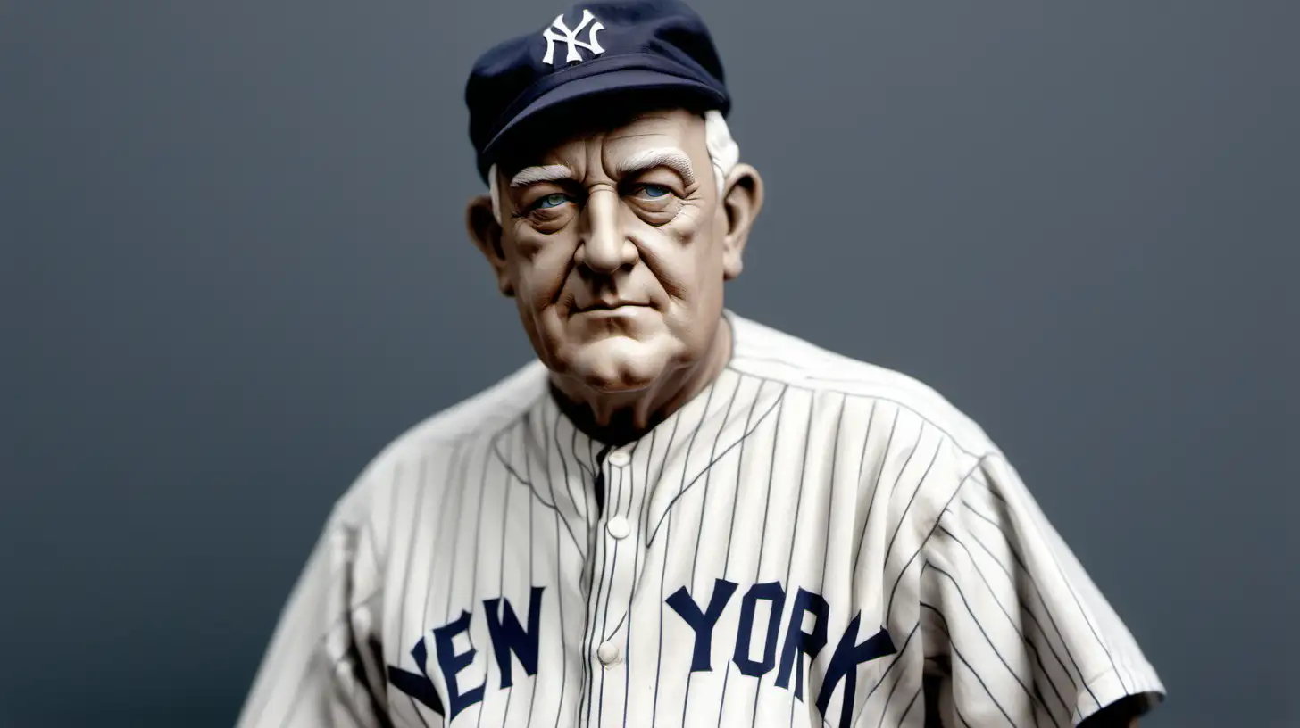 Miller Huggins Iconic New York Yankees Manager and Player in 1930s Jersey