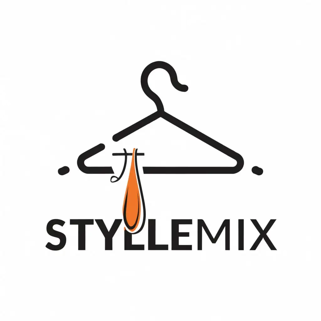 a logo design,with the text "StyleMix", main symbol:style, clothes, cool, shop,Moderate,clear background