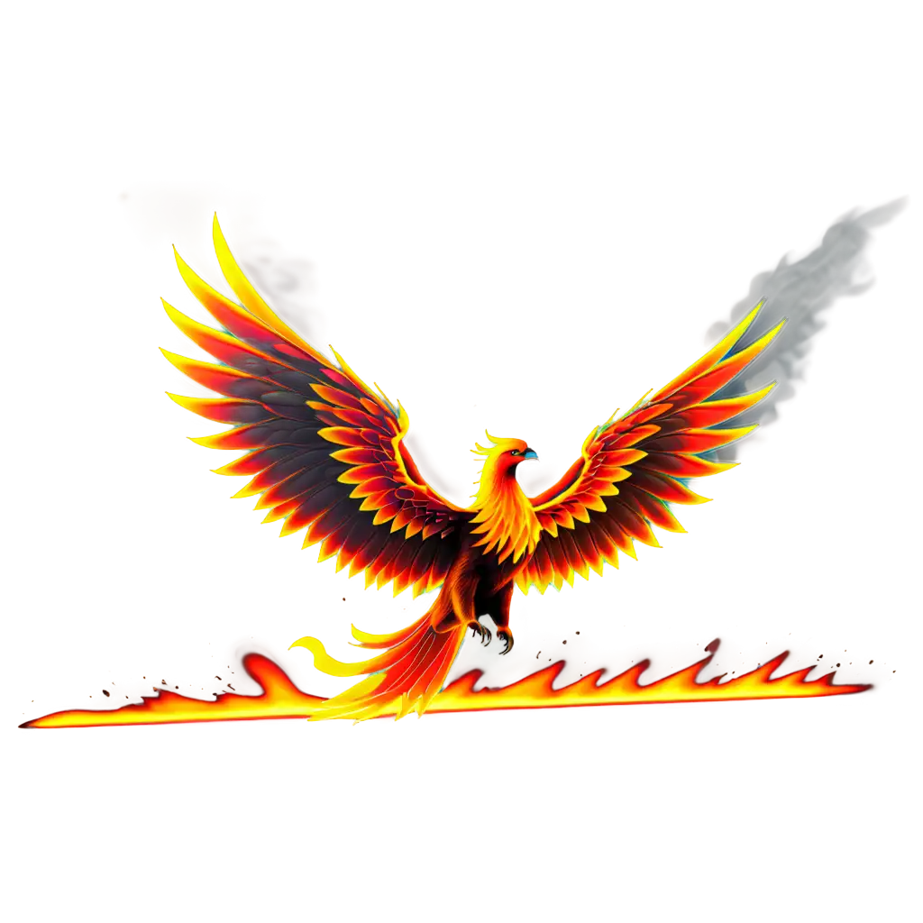 Exquisite-PNG-Image-Phoenix-in-Flames-Igniting-Visual-Spectacle