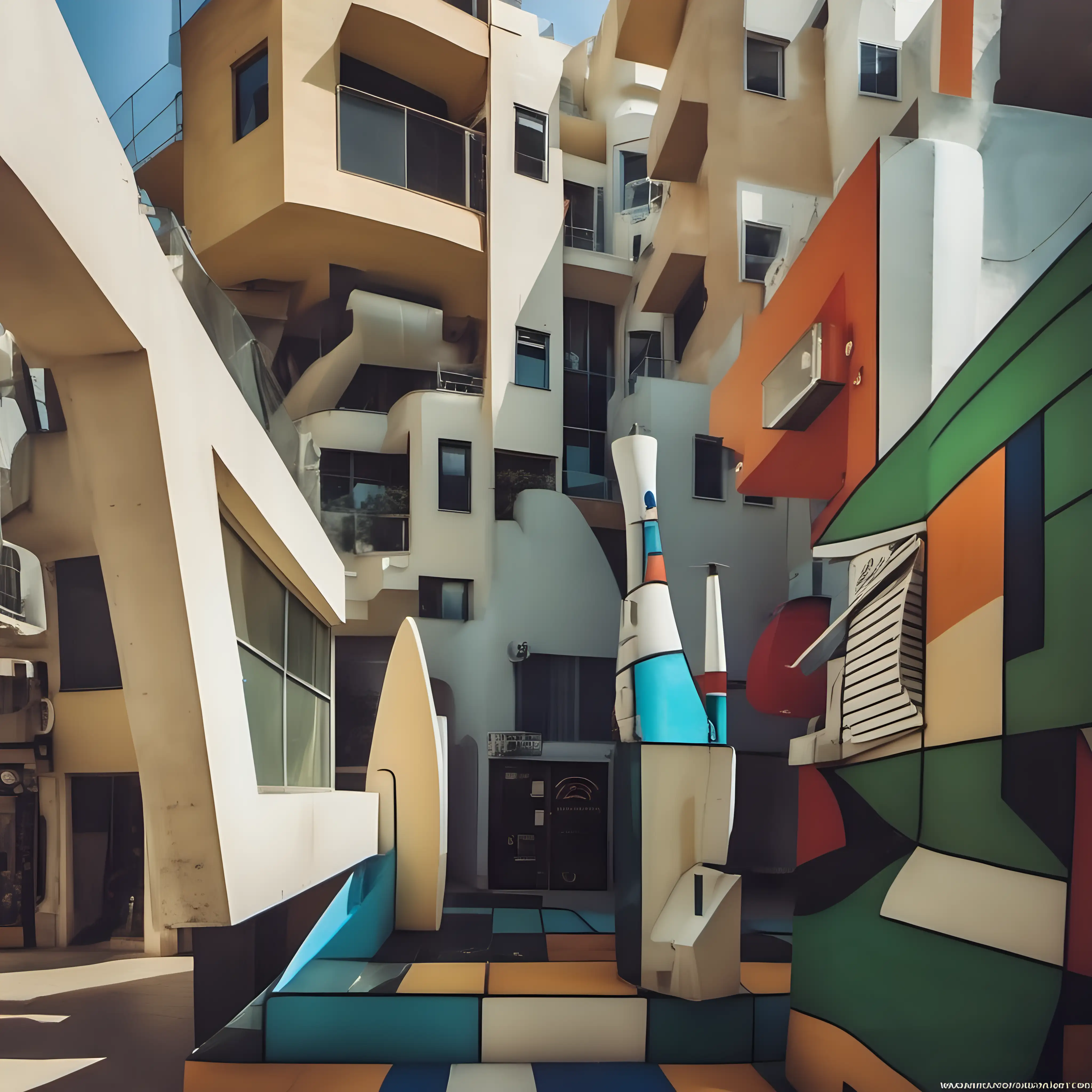 Dadaism, Tel Aviv, Architecture
