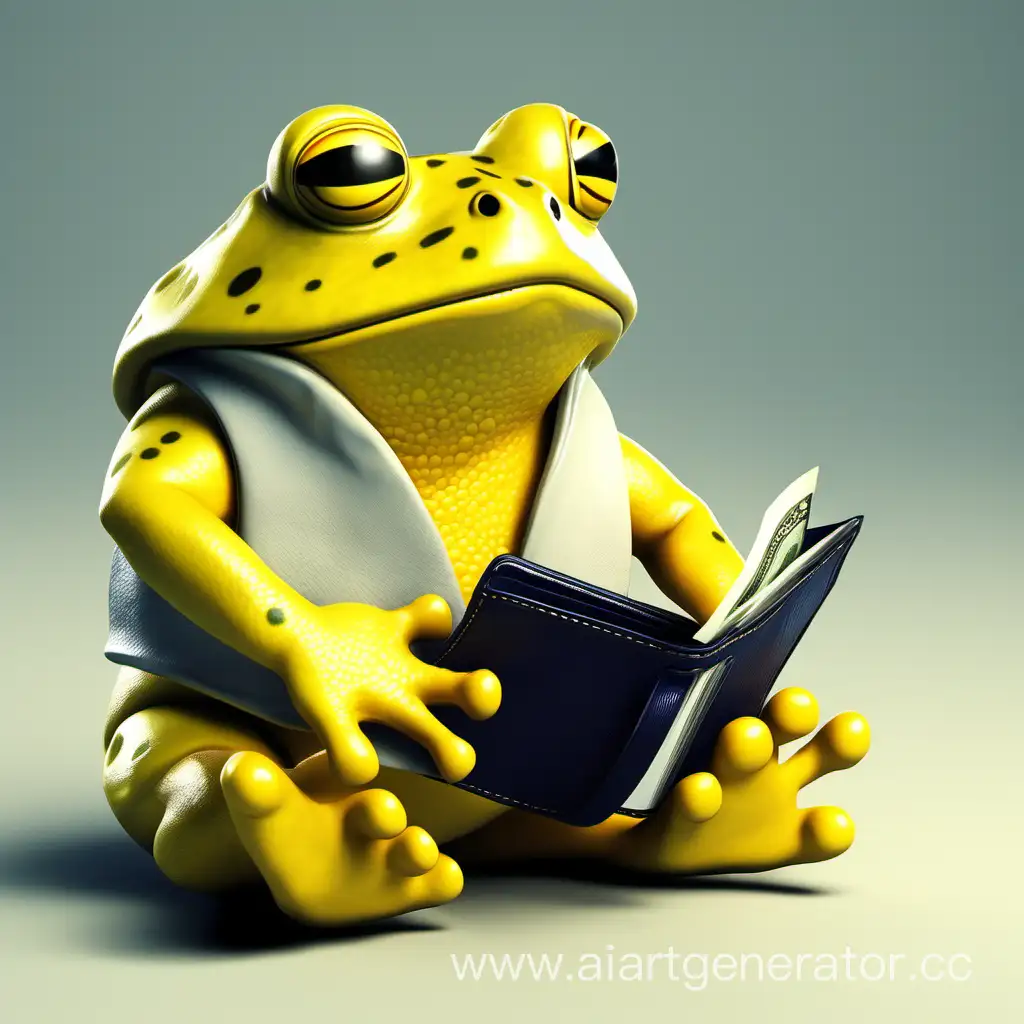 Yellow-Turbotoad-Safeguarding-Bank-Assets-with-Wallet