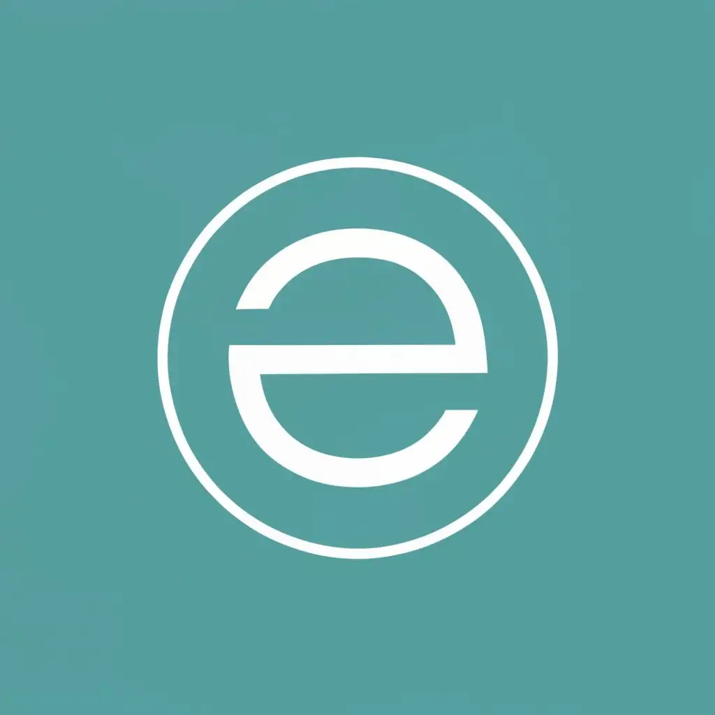 logo, e, with the text "e", typography, be used in Retail industry