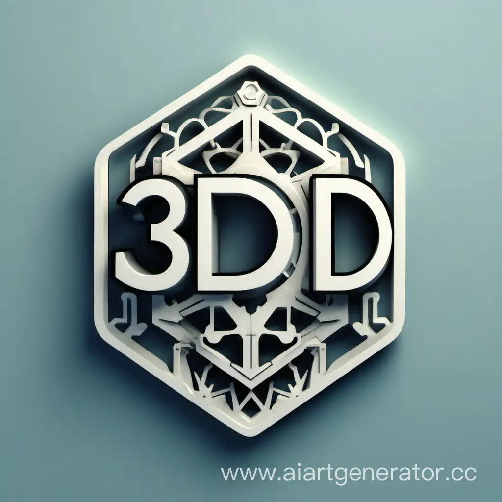 Russian-3D-Printing-Agency-Emblem-in-Stunning-3D-Design