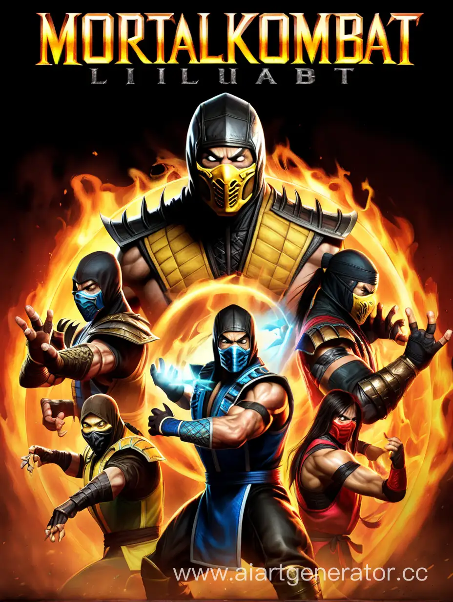Intense-Mortal-Kombat-Battle-Fighters-Engaged-in-Fierce-Combat