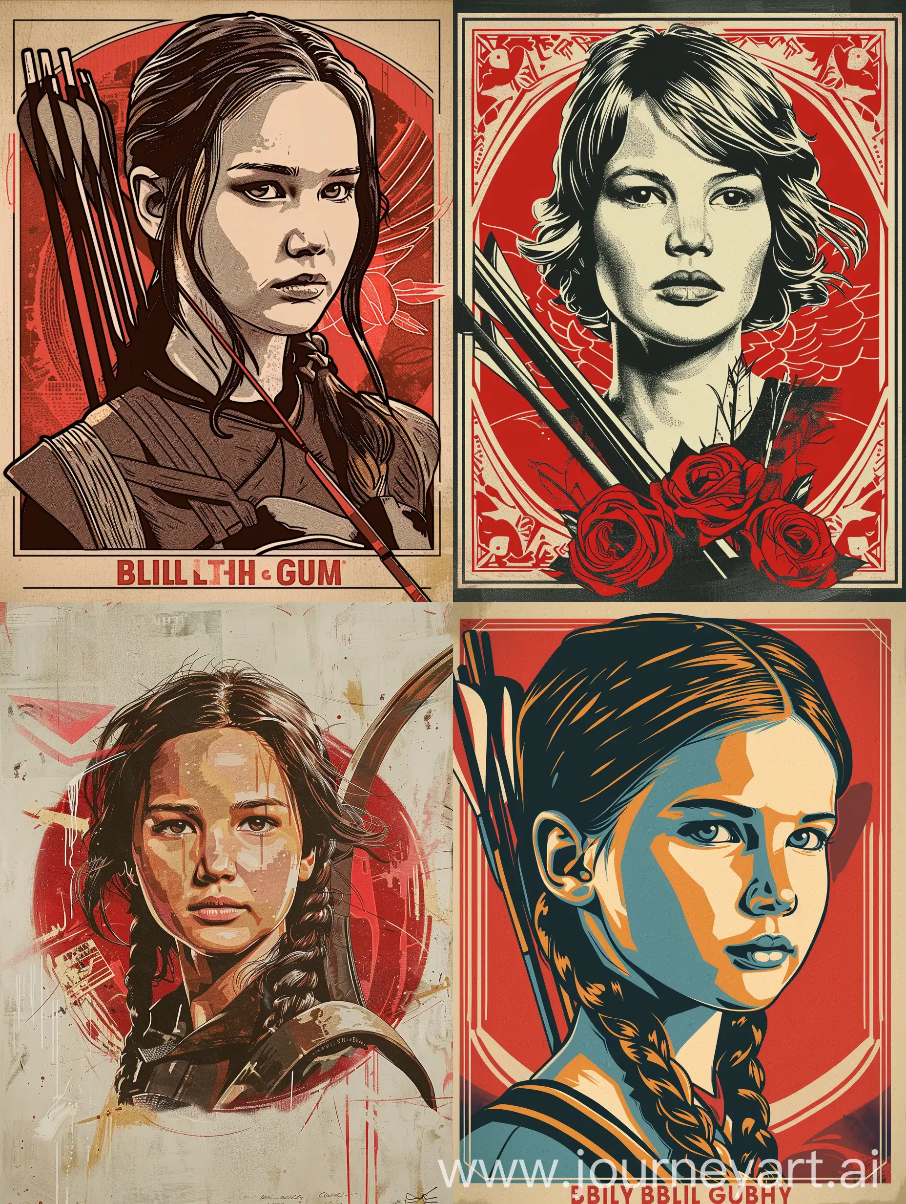 Portrait-Illustration-Poster-Capitol-from-Hunger-Games-by-Billy-Childish