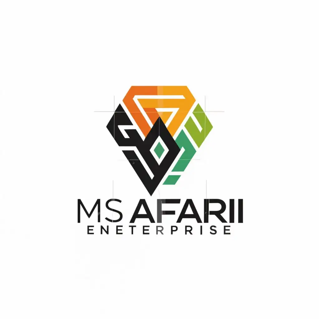 a logo design,with the text M S Afari Enterprise, main symbol:trading,complex,be used in Retail industry,clear background