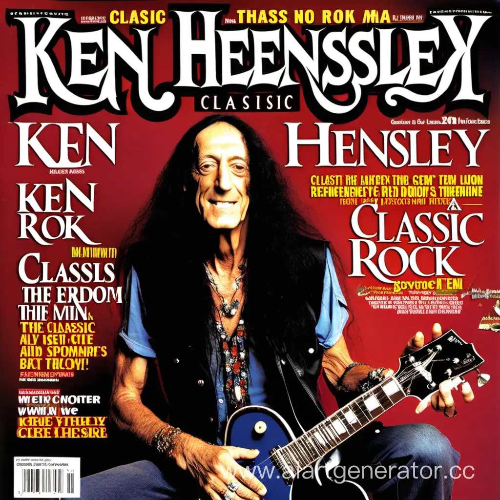 Ken Hensley Classic Rock magazine cover