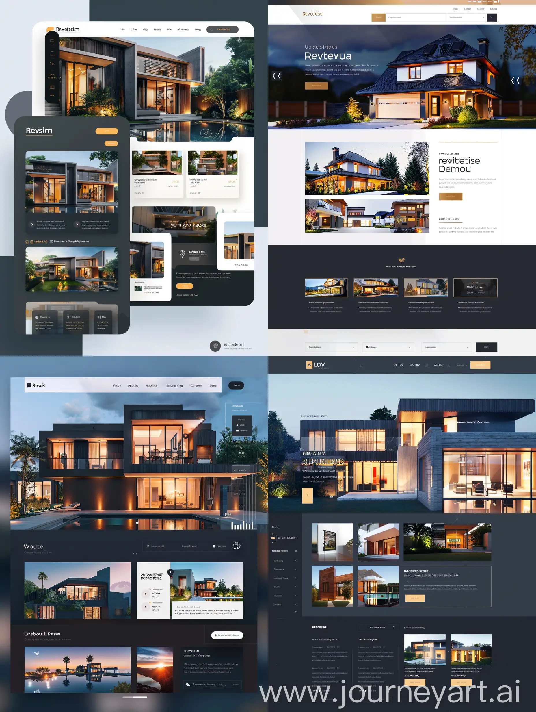 modern website for real estates, beatiful, ui/u, color 