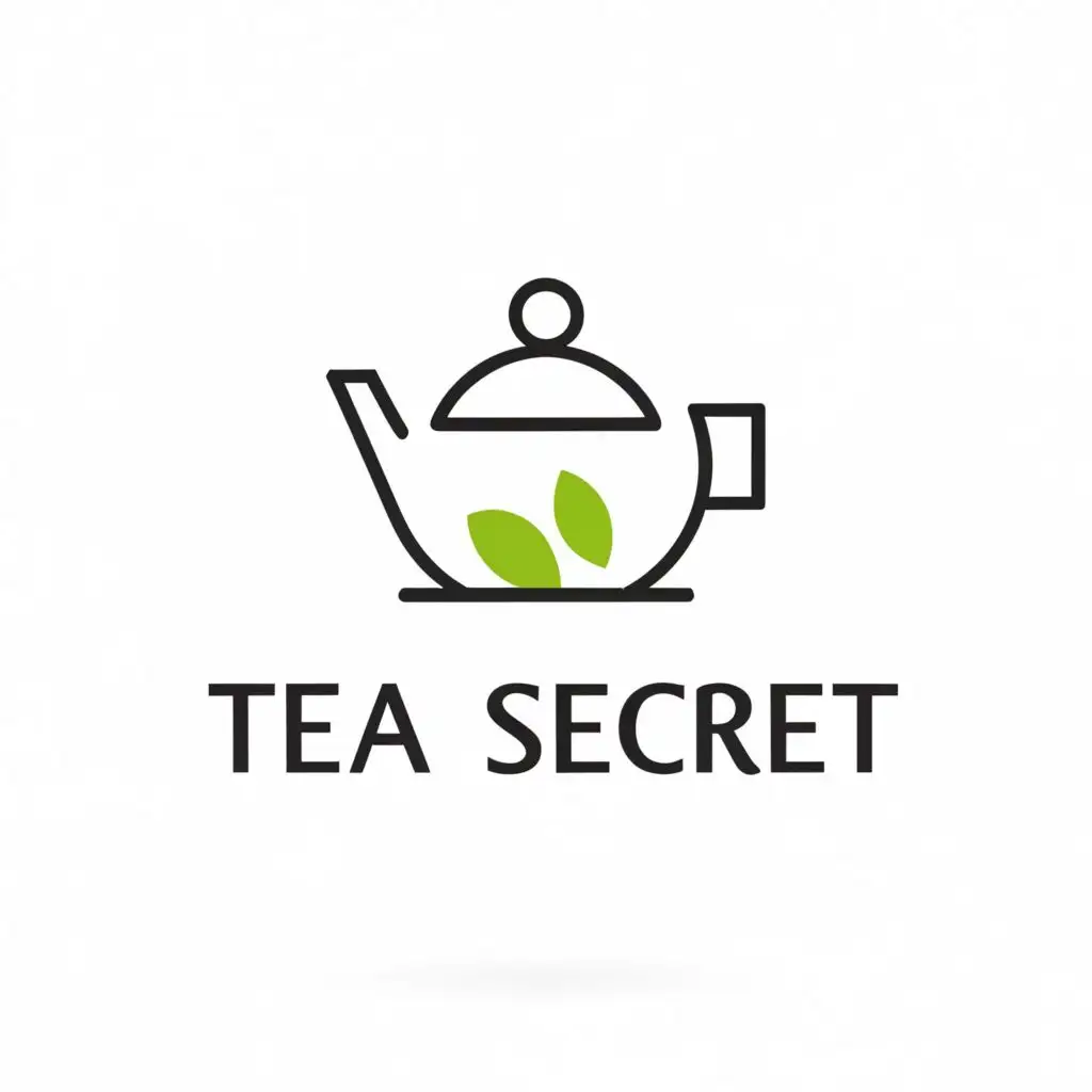 a logo design,with the text "TEA SECRET", main symbol:tea,Moderate,clear background