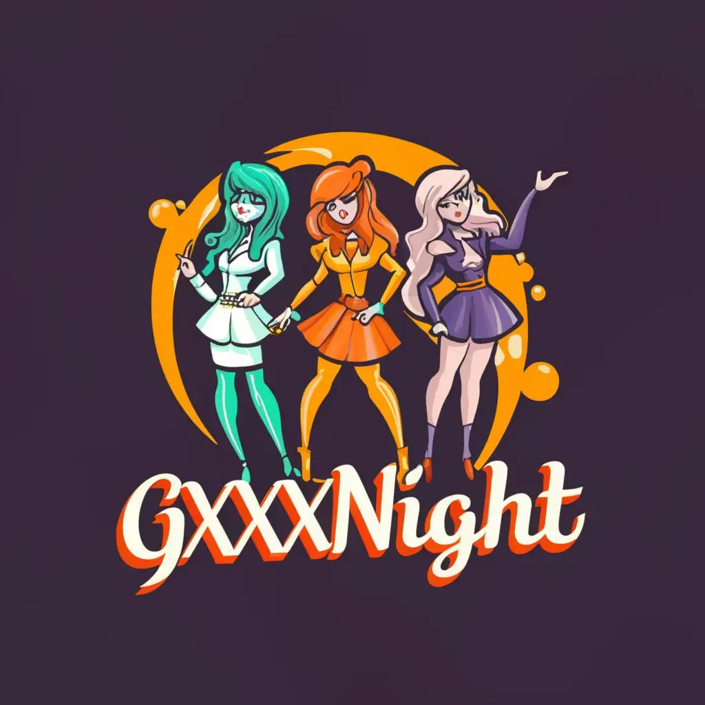 LOGO-Design-for-Gxxxnight-Show-Girls-in-a-Moderate-Style-with-Clear-Background