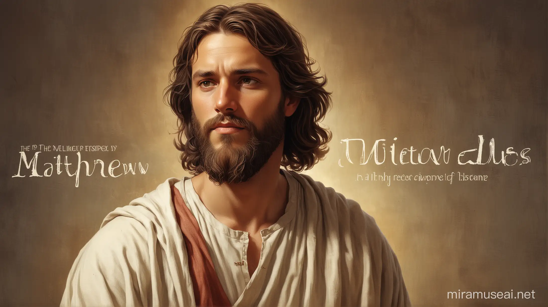 Matthew Disciple of Jesus Listening to Sermon