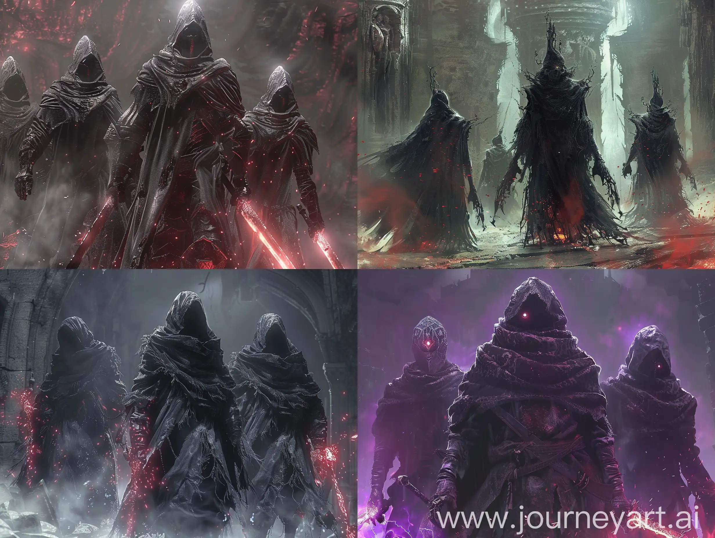 Abyss-Watchers-Engage-in-Fierce-Combat-Dark-Souls-3-Artwork