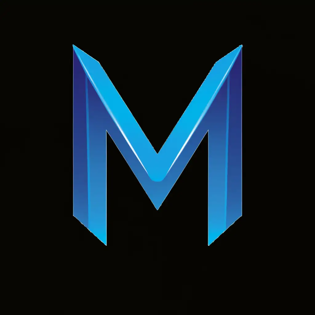 a logo design,with the text "mykolaiv ukraine", main symbol:blue,turquoise,2 Letters(MU),blak,Letter logo,Minimalistic,be used in Events industry,clear background