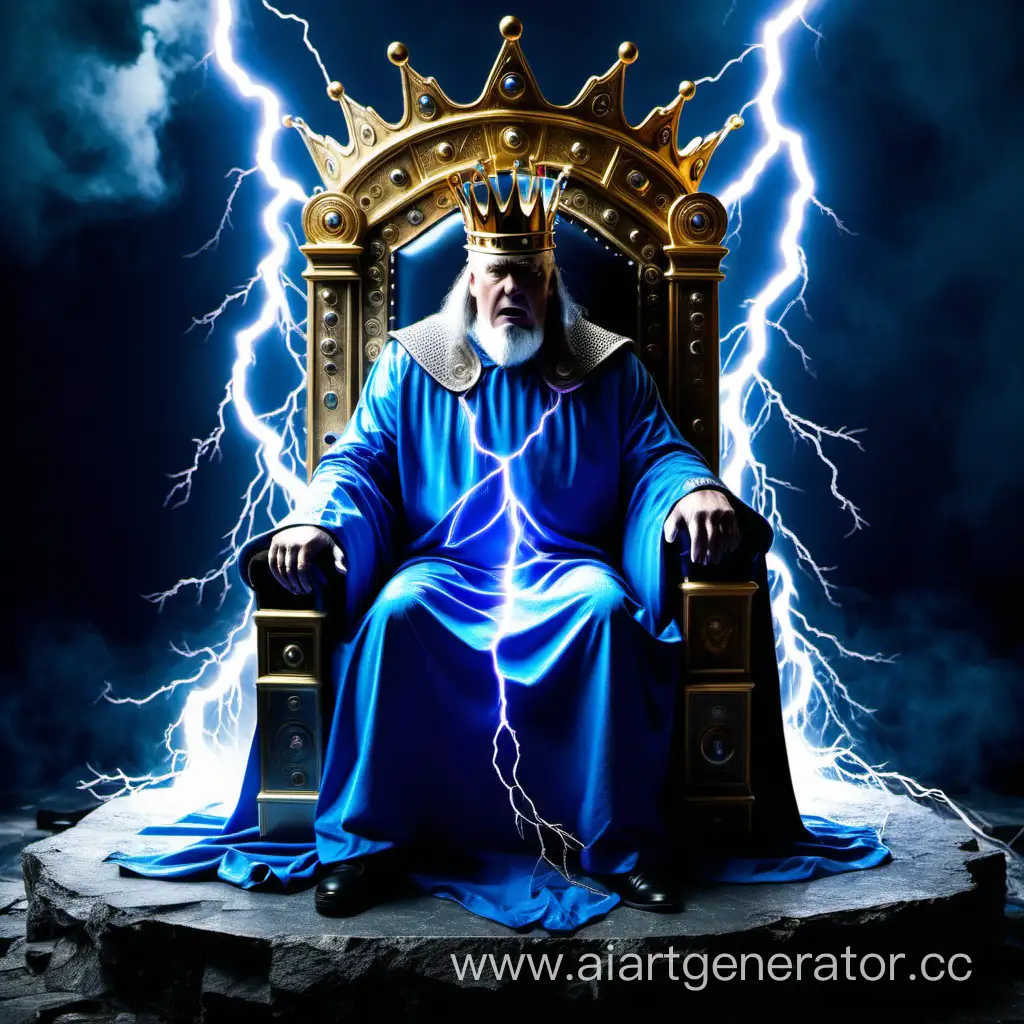 old king intel xeon processor sits on the throne and shoots lightning