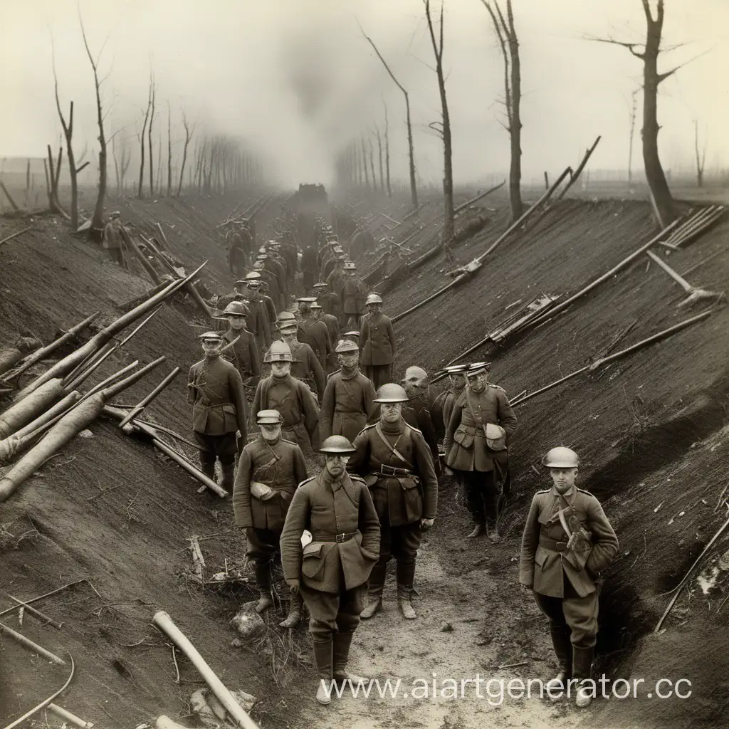 Trench-Warfare-Scene-Western-Front-of-the-First-World-War