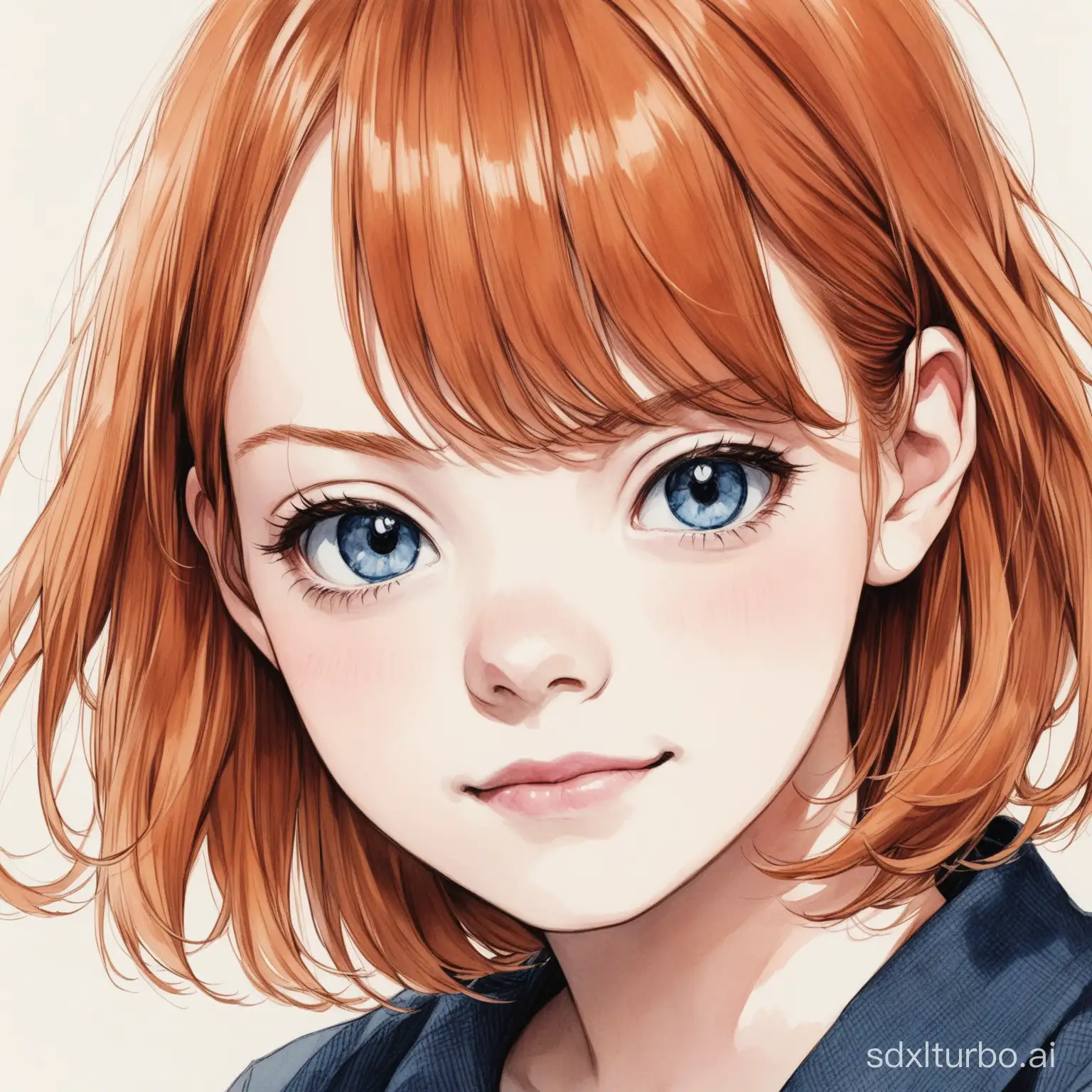 Teenage-Emma-Stone-Portrait-by-Inko-Kawauchi