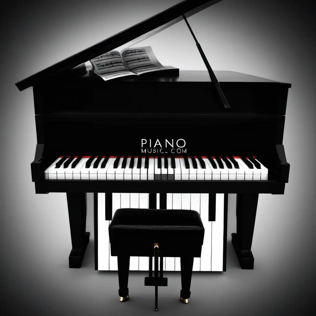 Harmonious Piano Melody Captivating Music Scene