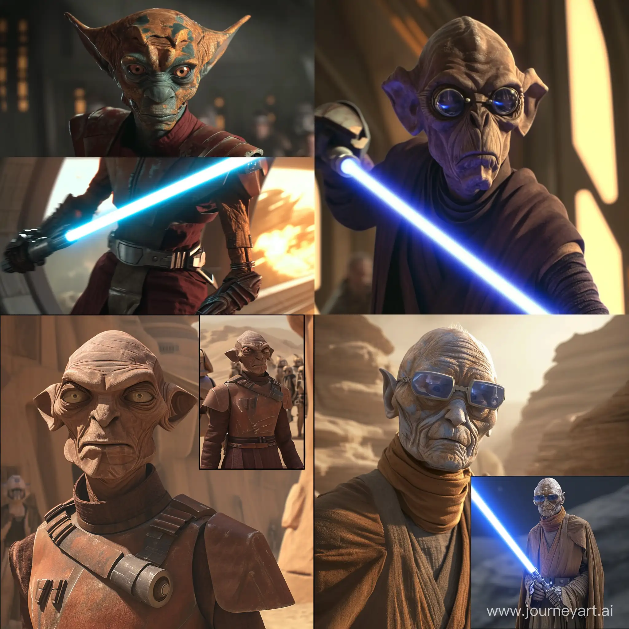 Plo Koon in a live-action Star Wars: The Clone Wars movie