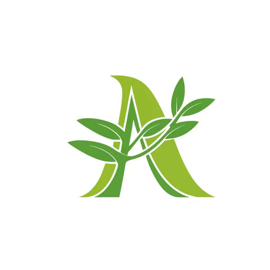 LOGO-Design-For-AussieLeaf-Vibrant-Green-A-Emblem-with-Gum-Leaf-Motif