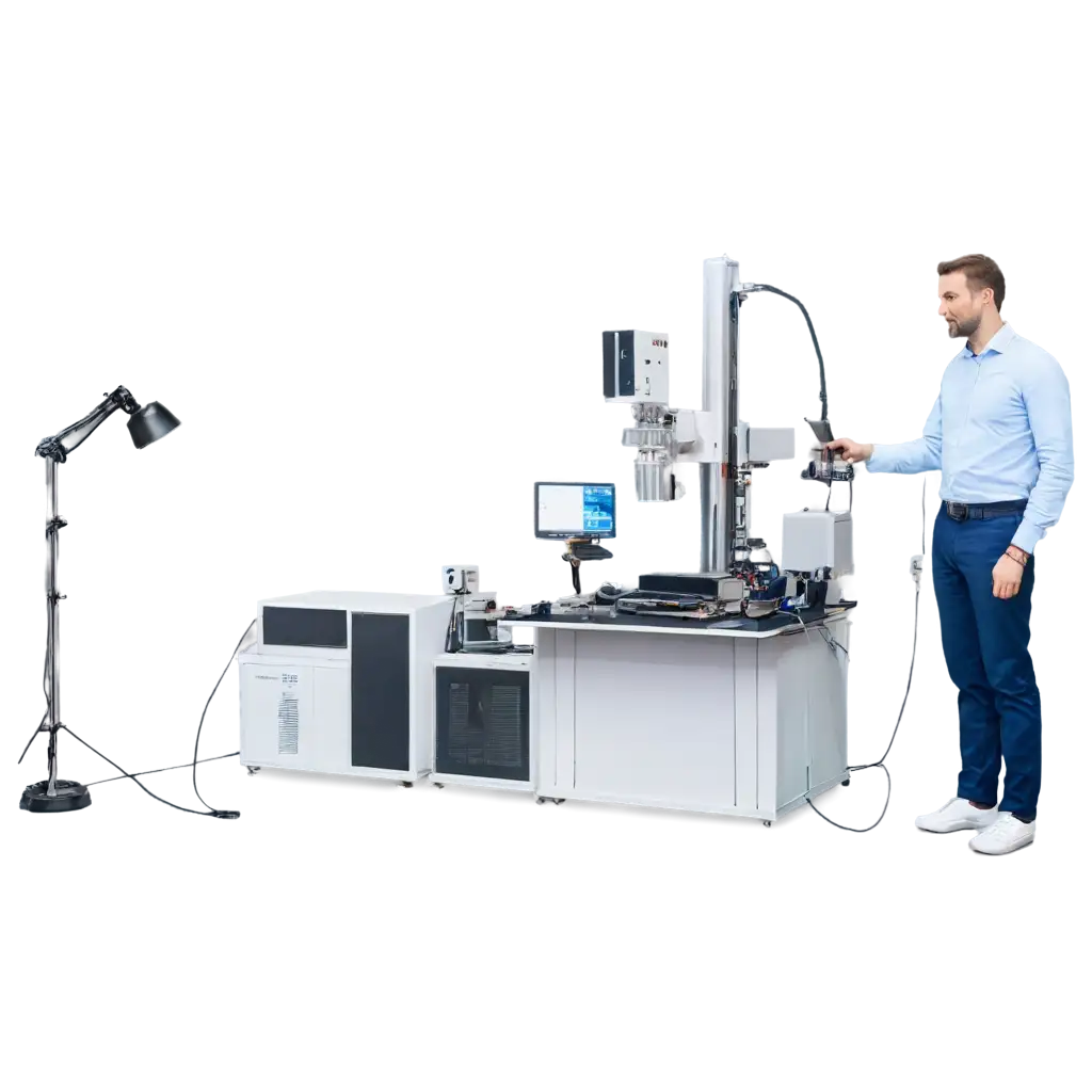 experimental setup for laser induced damage testing of optical components at 2000 nm wavelength
